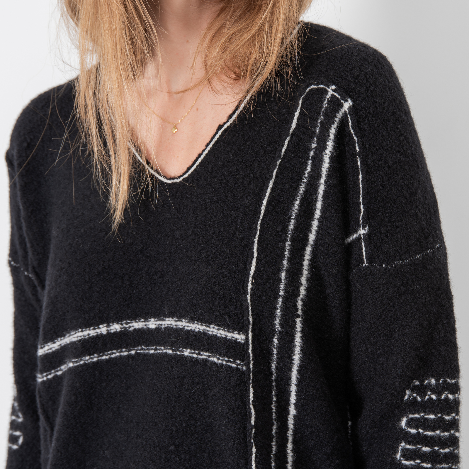 TTT MSW 21AW panther knit cardigan-